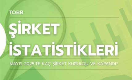 Mayıs 2025’te Kaç Şirket Kuruldu Ve Kapandı?