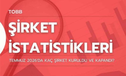 Temmuz 2026’da Kaç Şirket Kuruldu Ve Kapandı?