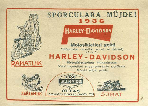 Harley Davidson Reklam Afişi