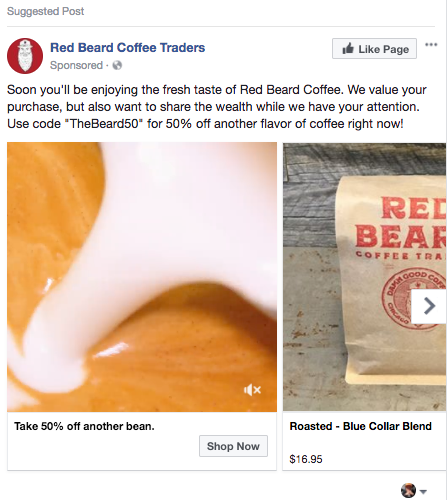 Call To Action - Red Beard Coffee
