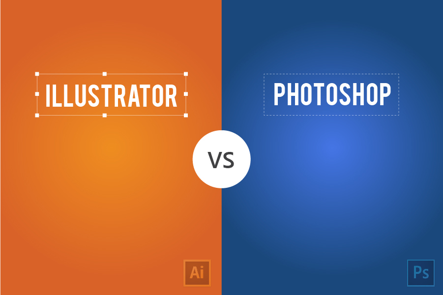 Illustrator vs Photoshop
