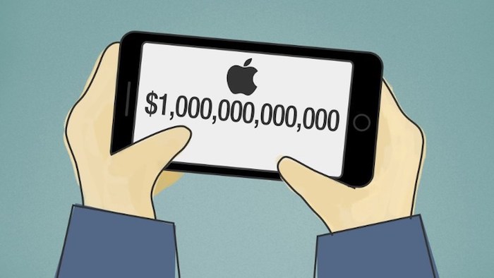 Apple 1 Trilyon Dolar