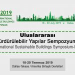 Uluslararası Sürdürülebilir Yapılar Sempozyumu - 2019