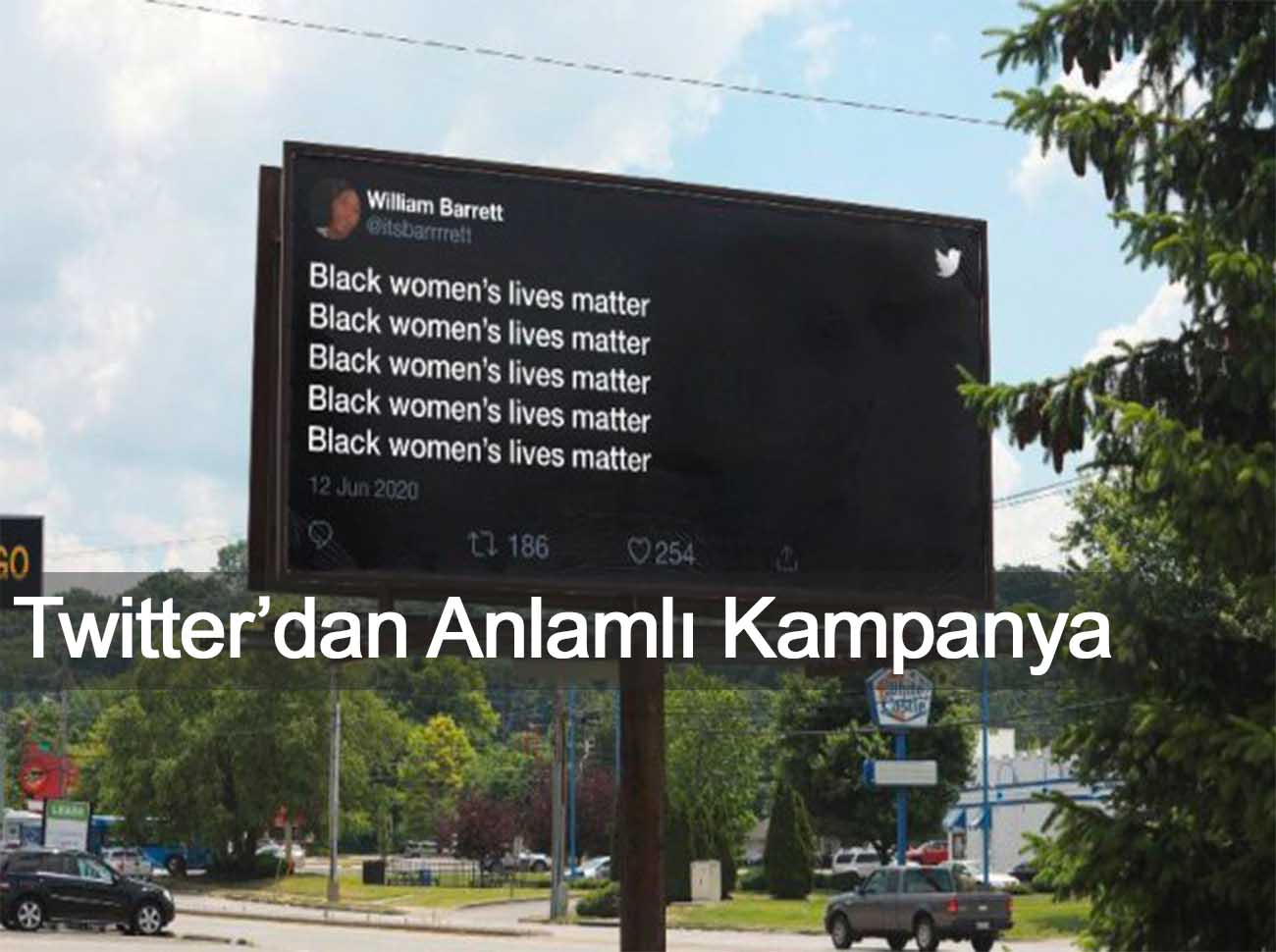 Irkçılık Karşıtı Tweetler Reklam Panolarında