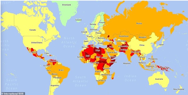 Seyahat Risk Haritası International SOS