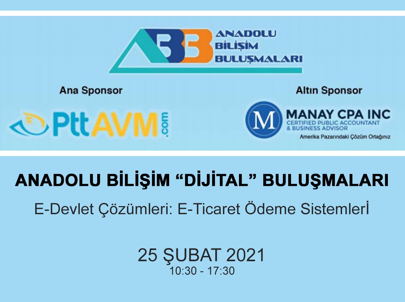Anadolu Bilişim Dijital Buluşmaları 25 Şubat’ta