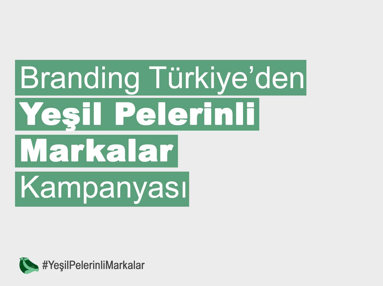 Branding Türkiye den Yeşil Pelerinli Markalar