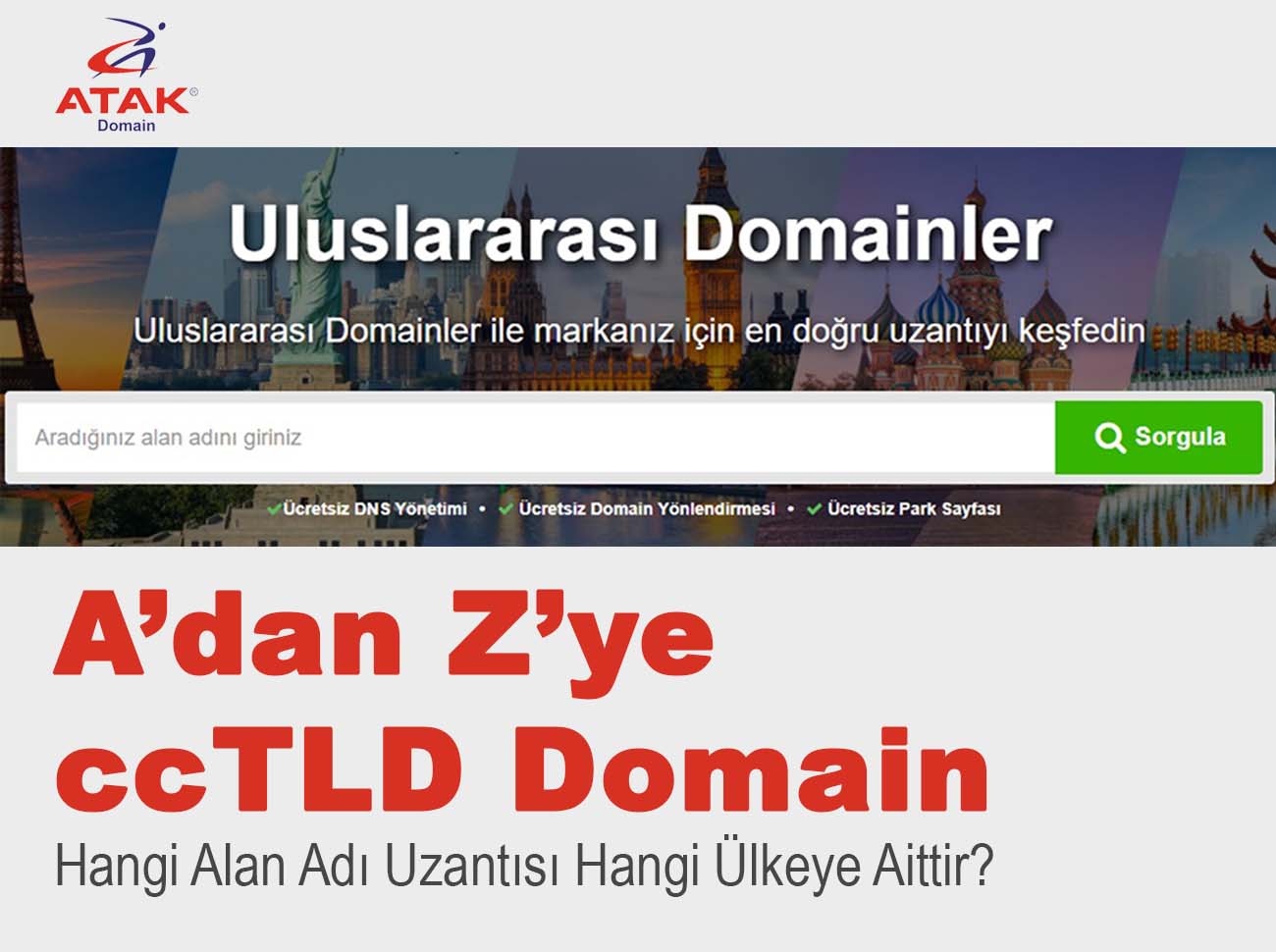 ccTLD Domain Nedir? Hangi Alan Adı Uzantısı Hangi Ülkeye Aittir?