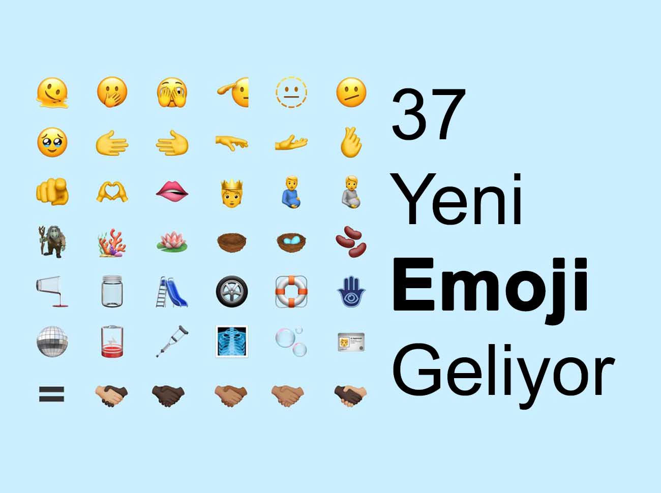 37 Yeni Emoji