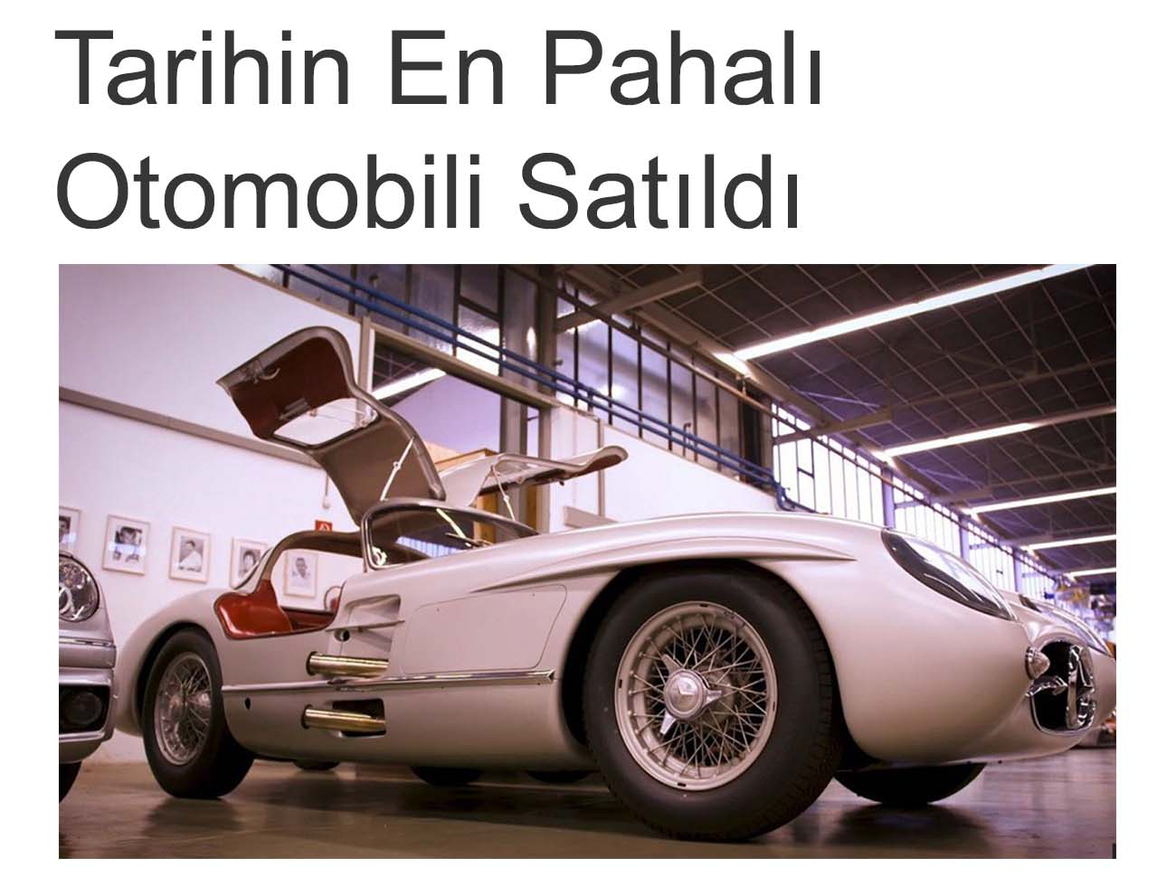 Tarihin En Pahalı Otomobili
