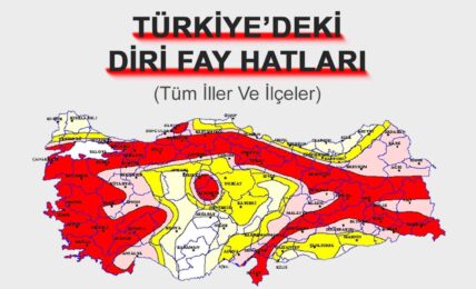 Türkiye deki Deprem Diri Fay Hatları
