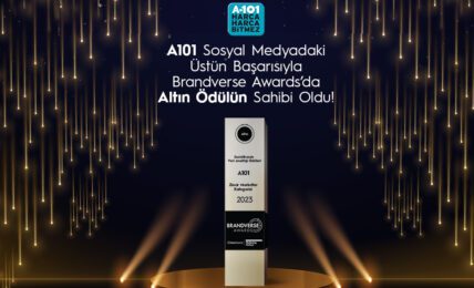 A101 Brandverse Awards Altın Ödül